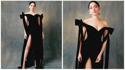 Tamannaah Bhatia often makes heads turn with her bold and fearless sense of dressing. Earlier, she grabbed eyeballs with her many glamorous avatars at Cannes Film Festival and last evening, she stole the show at HT India's Most Stylish 2022 event in a black off-shoulder gown. (Instagram/@tamannaahspeaks) Tamannaah Bhatia often makes heads turn with her bold and fearless sense of dressing. Earlier, she grabbed eyeballs with her many glamorous avatars at Cannes Film Festival and last evening, she stole the show at HT India's Most Stylish 2022 event in a black off-shoulder gown. (Instagram/@tamannaahspeaks)