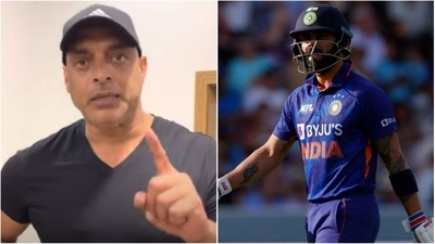 Shoaib Akhtar; Virat Kohli (YouTube/Reuters) Shoaib Akhtar; Virat Kohli (YouTube/Reuters)
