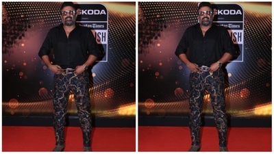Actor Madhavan won the Style Game Changer (Male) at HT India's Most Stylish 2022 awards. For the occasion, he wore a classic black shirt teamed with printed pants and shoes. (HT Photo/Varinder Chawla) Actor Madhavan won the Style Game Changer (Male) at HT India's Most Stylish 2022 awards. For the occasion, he wore a classic black shirt teamed with printed pants and shoes. (HT Photo/Varinder Chawla)
