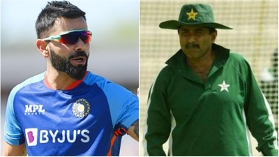 Virat Kohli; Javed Miandad (PTI/File) Virat Kohli; Javed Miandad (PTI/File)