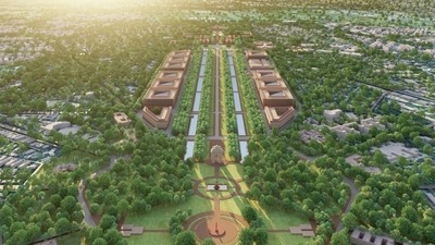 An illustration of the Central Vista redevelopment project. (Photo provided by Kapil Narang)