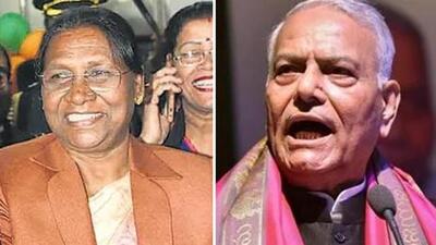 NDA presidential candidate Droupadi Murmu and the Opposition nominee Yashwant Sinha (File Photos) NDA presidential candidate Droupadi Murmu and the Opposition nominee Yashwant Sinha (File Photos)