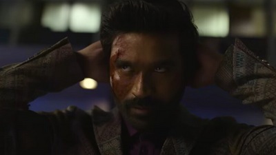 Dhanush as Avik San in The Gray Man BTS video. Dhanush as Avik San in The Gray Man BTS video.