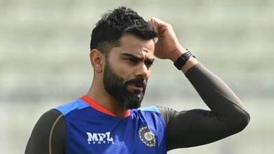 Virat Kohli's struggles do not seem to end. (Getty) Virat Kohli's struggles do not seem to end. (Getty)