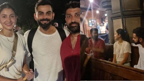 A person shared pictures as the couple spoke with their fan at the event. A person shared pictures as the couple spoke with their fan at the event.