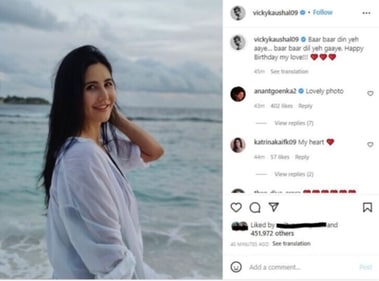 Vicky also posted a photo of Katrina.