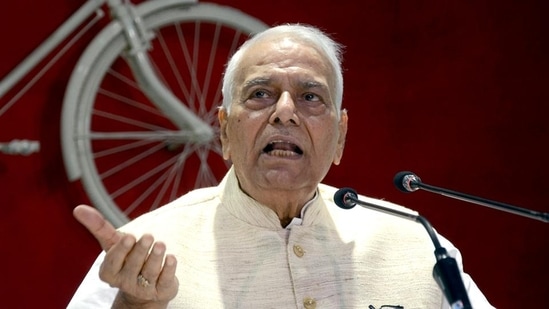 Opposition's Presidential candidate Yashwant Sinha.(ANI)