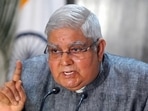 West Bengal governor Jagdeep Dhankhar &nbsp;(PTI PHOTO.)