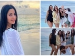 Katrina Kaif recently took the internet by storm with her Maldives birthday celebration pictures with her girl gang and brother-in-law Sunny Kaushal. Fans wished the birthday girl on her special day and asked about her husband Vicky Kaushal's whereabouts since he was no where to be seen in the stills.(Instagram/@katrinakaif)