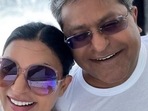 Lalit Modi and Sushmita Sen are in a relationship.(Twitter) Lalit Modi and Sushmita Sen are in a relationship.(Twitter)