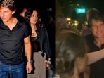 Tom Cruise and Salma Hayek went out for dinner. Tom Cruise and Salma Hayek went out for dinner.