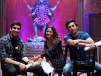 Alia Bhatt and Ranbir Kapoor with Ayan Mukerji on the sets of Brahmastra. Alia Bhatt and Ranbir Kapoor with Ayan Mukerji on the sets of Brahmastra.