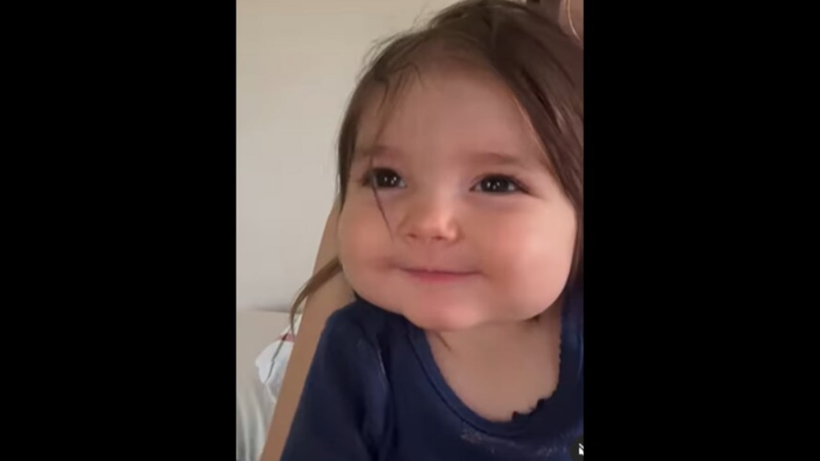 Every time this cute baby girl sneezes, she smiles. Watch adorable