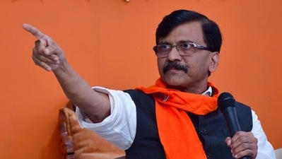Shiv Sena leader Sanjay Raut. (HT PHOTO)