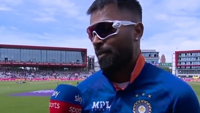 Hardik Pandya of India (Twitter) Hardik Pandya of India (Twitter)