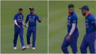 Mohammed Siraj and Virat Kohli (Twitter) Mohammed Siraj and Virat Kohli (Twitter)