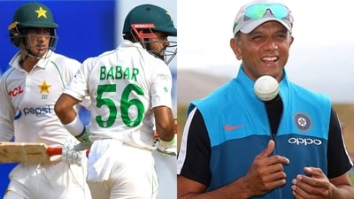Rahuld Dravid (right)