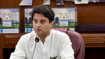 Union civil aviation minister Jyotiraditya Scindia. (File Photo/PTI) Union civil aviation minister Jyotiraditya Scindia. (File Photo/PTI)
