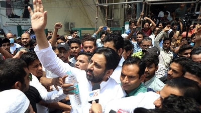 Aam Aadmi Party (AAP) MLA Amanatullah Khan (ANI Photo/Amit Sharma)