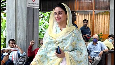 Shiromani Akali Dal Lok Sabha MP Harsimrat Kaur Badal arrives to attend an all-party meeting called by the government ahead of the monsoon session of Parliament, at Parliament Annexe building, in New Delhi on Sunday. (ANI)