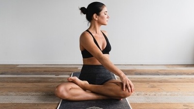 Yoga: Yoga helps in finding the balance of the body and alleviating pain and stress as well. It also helps in inducing sleep. (Unsplash)