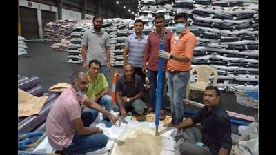 Gujarat ATS team recovered 75.3 kg heroin of high purity worth  ₹376.5 crores in international market from a container near Mundra port in Kutch district. Gujarat ATS team along with a Punjab police sub-inspector located the suspected container.