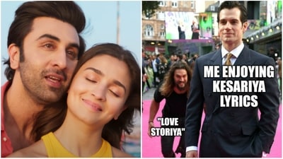 Twitters users started a memefest after the release of Kesariya music video. Twitters users started a memefest after the release of Kesariya music video.