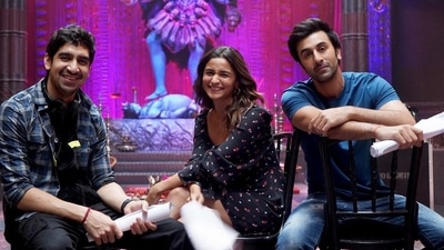 Alia Bhatt and Ranbir Kapoor with Ayan Mukerji on the sets of Brahmastra. Alia Bhatt and Ranbir Kapoor with Ayan Mukerji on the sets of Brahmastra. 