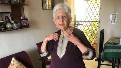 Reena Chhibber Varma, who stays in Pune now, travelled to her ancestral home in Pakistan. (Facebook) Reena Chhibber Varma, who stays in Pune now, travelled to her ancestral home in Pakistan. (Facebook)