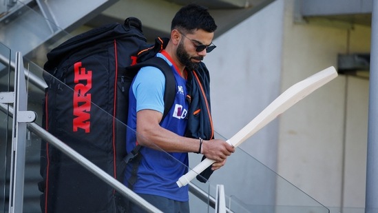 Virat Kohli during practice(Reuters/File Photo)