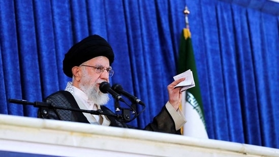 File photo of Iran's Supreme Leader Ayatollah Ali Khamenei.(REUTERS)