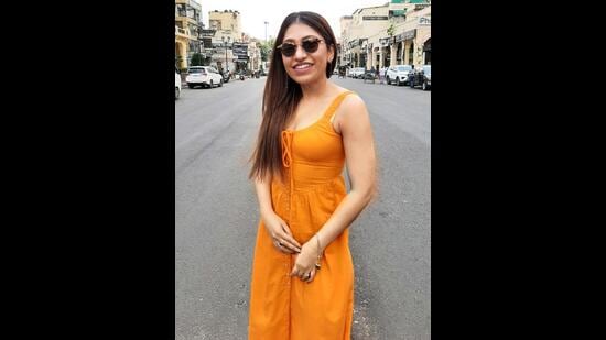 Tulsi Kumar at Hazratganj in Lucknow. (Deep Saxena/HT)