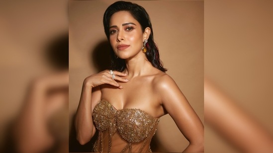 Nushrratt Bharuccha's ensemble is from the luxury clothing line of Honey Nanda, Bora Honey's.(Instagram/@nushrrattbharuccha)