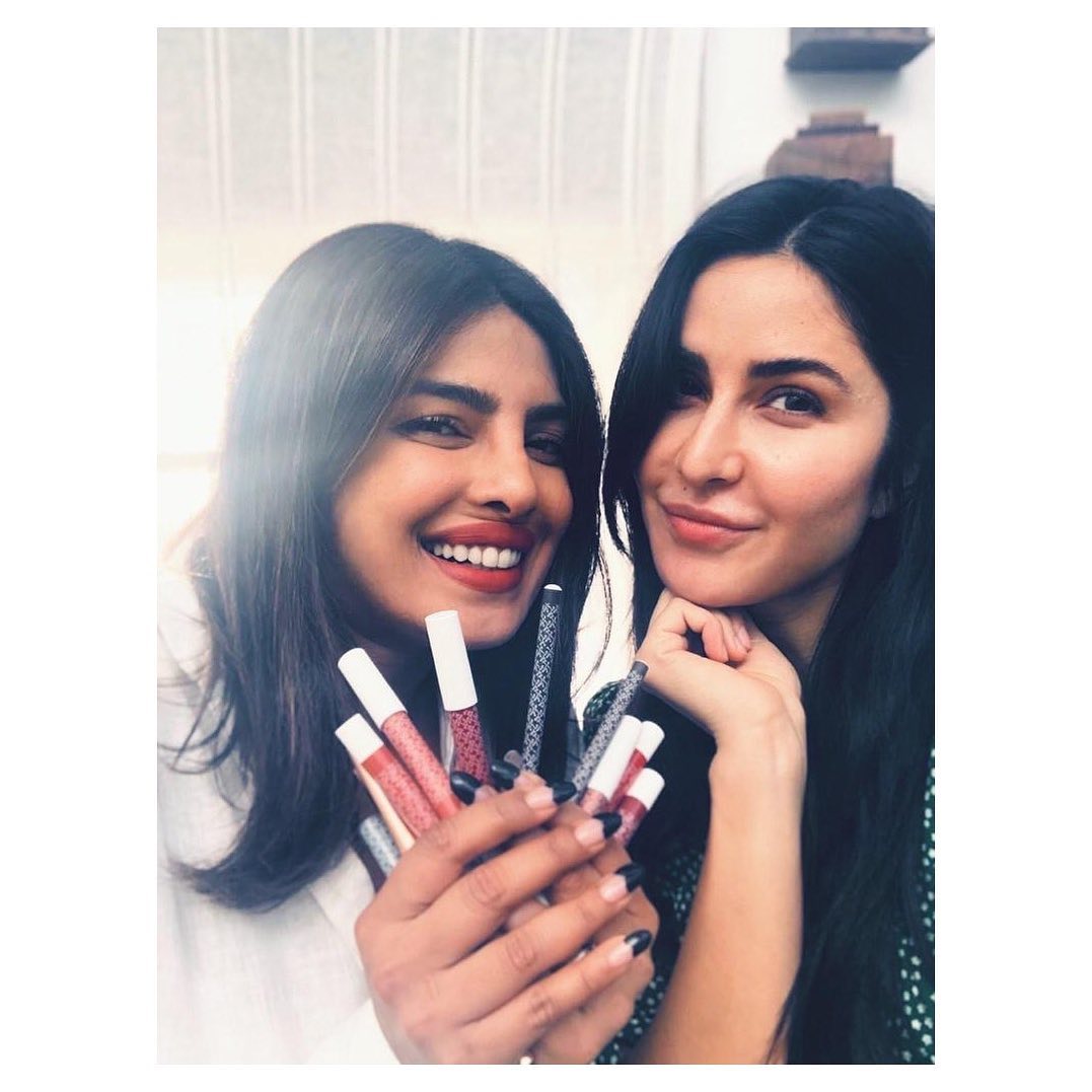 Priyanka Chopra with Katrina Kaif in an Instagram photo from 2020. Priyanka Chopra with Katrina Kaif in an Instagram photo from 2020.
