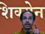 Shiv Sena chief Uddhav Thackeray. (Anshuman Poyrekar/HT PHOTO)
