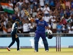 India's Rishabh Pant celebrates reaching his century&nbsp;(Action Images via Reuters)