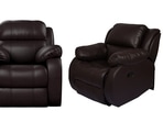 Recliners offer optimum comfort and also elevate the look of the room.