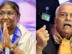 Presidential Elections 2022: Presidential candidates Droupadi Murmu and Yashwant Sinha in file pic.