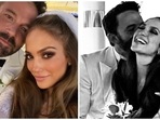 Jennifer Lopez marries Ben Affleck in 'dress from an old movie and jacket from Ben's closet'. Jennifer Lopez marries Ben Affleck in 'dress from an old movie and jacket from Ben's closet'. 