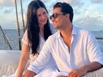 Katrina Kaif and Vicky Kaushal in the Maldives. Katrina Kaif and Vicky Kaushal in the Maldives.