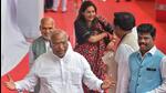 Congress MP Mallikarjun Kharge before voting in the election for the President of India at Parliament House in New Delhi on Monday. (PTI PHOTO.) Congress MP Mallikarjun Kharge before voting in the election for the President of India at Parliament House in New Delhi on Monday. (PTI PHOTO.)