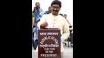Jharkhand chief minister Hemant Soren casts his vote for the Presidential elections, in Ranchi on Monday. (ANI)