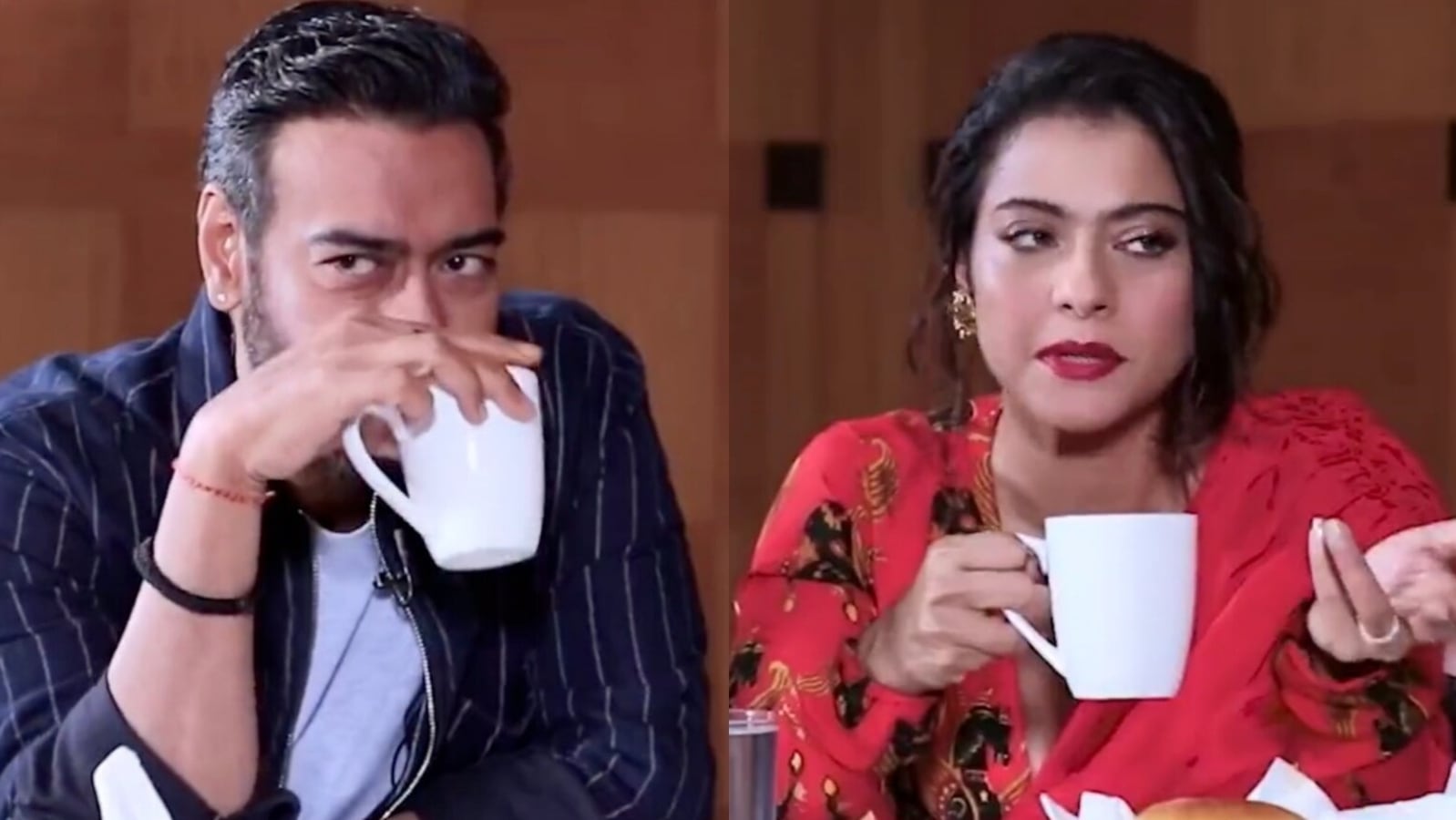 Ajay Devgn celebrates World Listening Day by trolling Kajol again. Watch video