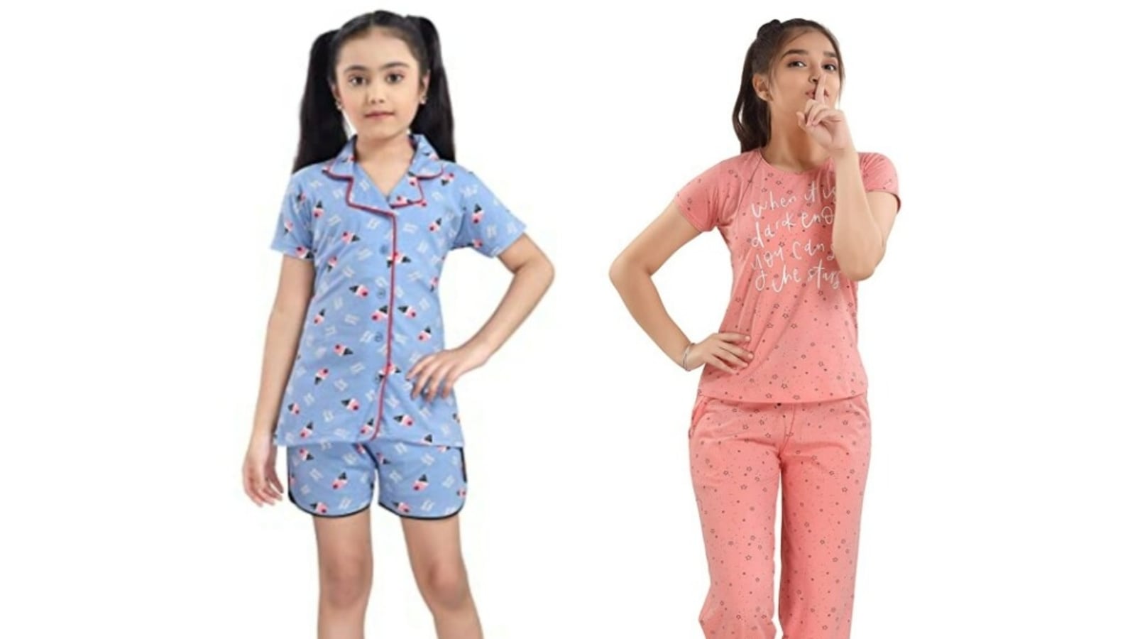 For Girls 8 10 12 14 16 Years Cotton Nightdress Teen Girl Pajamas Dresses  Children Summer Nightgown Home Clothes Kids Sleepwear - Girls Casual Dresses  - AliExpress