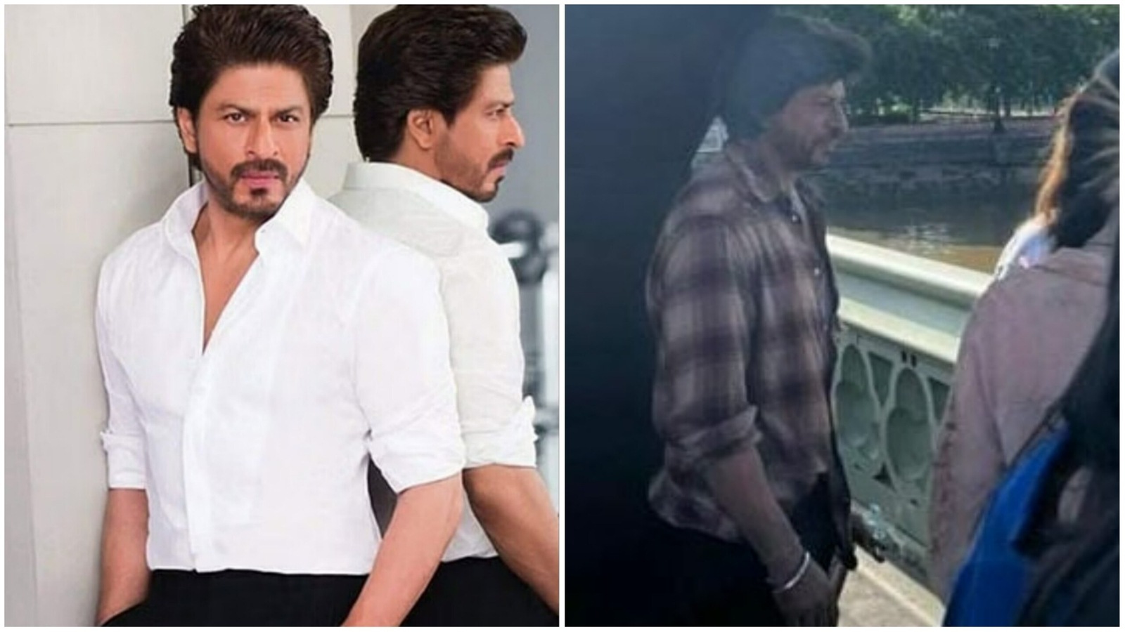 Shah Rukh Khan spotted in plaid in leaked pics from Dunki sets in London; fans say ‘he’s handsome as always’