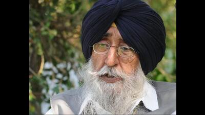 Simranjit Singh Mann of the Shiromani Akali Dal (Amritsar) was elected to the Lok Sabha in last month’s Sangrur byelection. He was administered the oath in Speaker Om Birla’s chamber on Monday. (HT file photo) Simranjit Singh Mann of the Shiromani Akali Dal (Amritsar) was elected to the Lok Sabha in last month’s Sangrur byelection. He was administered the oath in Speaker Om Birla’s chamber on Monday. (HT file photo)