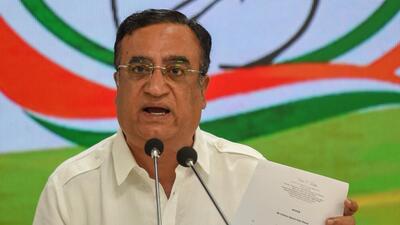 Congress leader Ajay Maken. (HT file)