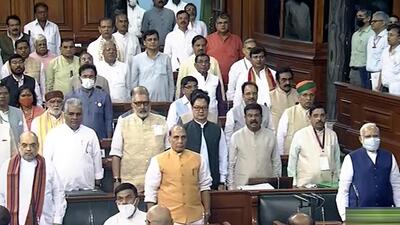 Lok Sabha also paid to tributes to former president of the United Arab Emirates, Sheikh Khalifa Bin Zayed Al Nahyan, the third president of Kenya Mwai Kibaki and former parliamentarians who recently passed away. (PTI)