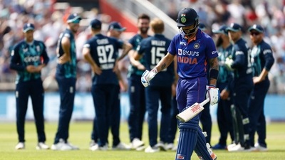 In England 2018, Virat found a solution to his issue outside the off-stump by standing outside the batting crease and taking a big stride forward to negate the swing.&nbsp; (Action Images via Reuters)