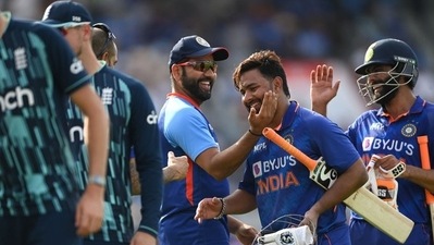 Rohit Sharma with Rishabh Pant Rohit Sharma with Rishabh Pant
